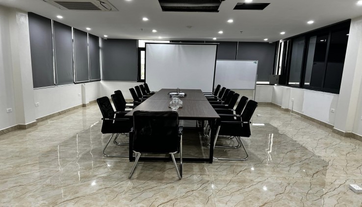 ??? THÁI THỊNH - THÁI HÀ VỈA HÈ ÔTÔ TRÁNH TÒA VĂN PHÒNG KINH DOANH ĐỈNH MỚI ĐẸP SỔ ĐẸP 134m2 x 9T, MT 7.1m, 55 tỷ